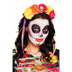  Floral Headband - La Pelona - Dia De Los Muertos
