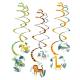 Miniature 6 Get Wild Paper Spiral Decorations