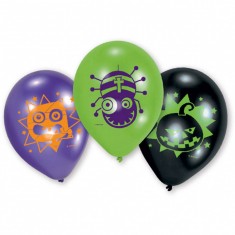 Latex Balloons x6 - Halloween