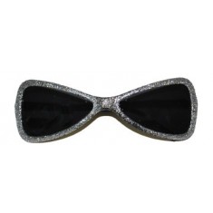 Silver Glitter Glasses