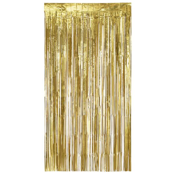 Metallic gold aluminum curtain - 200 x 100 cm - 20022