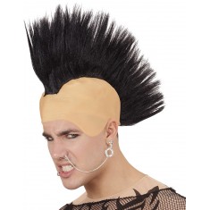 Punk Crete Black Wig - Adult