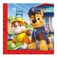 Miniature Set of 20 33 x 33 cm napkins - Paw Patrol Rescue Heroes