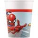 Miniature Set of 8 25 cl paper cups - Spiderman Crime Fighter