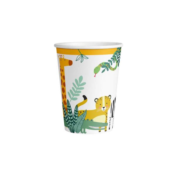 Get Wild paper cups 250 ml - 9909350