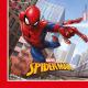 Miniature Set of 20 33 x 33 cm napkins - Spiderman Crime Fighter