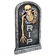 Skull tombstone 'RIP' -56cm