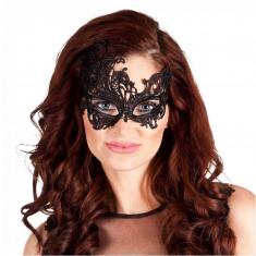 Masquerade Lace Wolf - Black