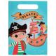 Miniature Pirate Birthday Bags x10