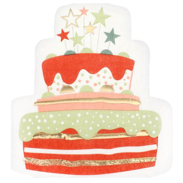 Terracotta Cake Napkin - 8519