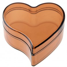 Chocolate Heart Dragee Box x6
