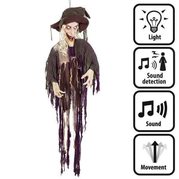 Hanging Decoration: Laughing Witch - RDLF-73016