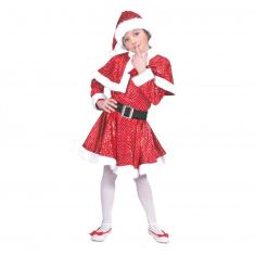 Glitter Mother Christmas Costume - Girl