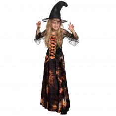 Flamboyant witch costume - Girl