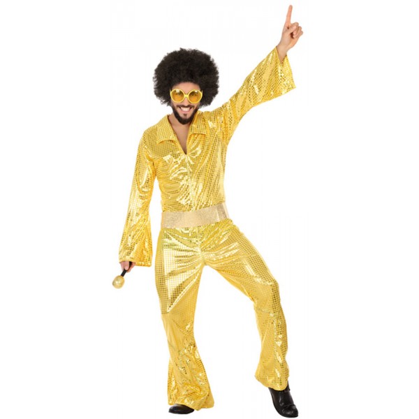 Disco Costume - Yellow Bling - Men - 55916-parent