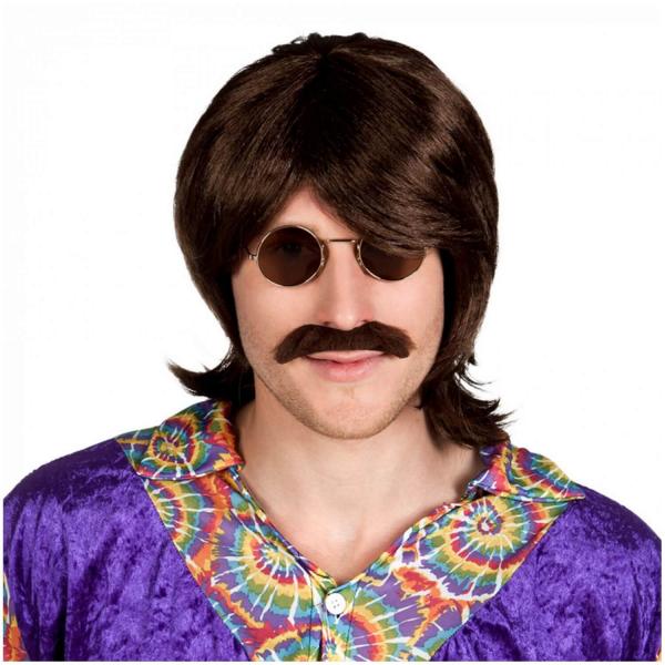 Gary wig with mustache - 85722