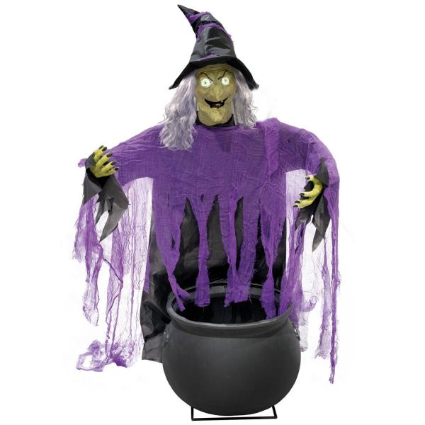 Witch with cooking pot 140 cm - FETE-94299