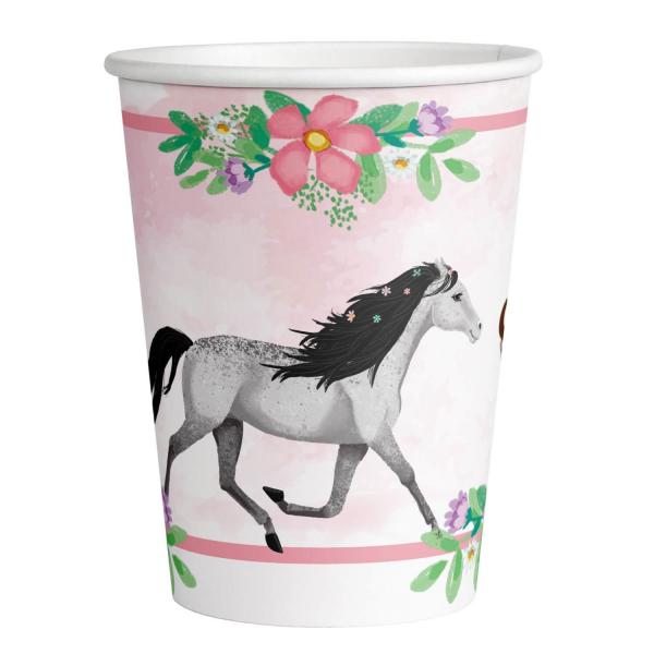 Beautiful Horses paper cups 250 ml - 9909875