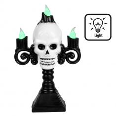 LED candlestick: Skull