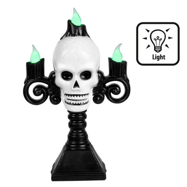 LED candlestick: Skull - RDLF-73052