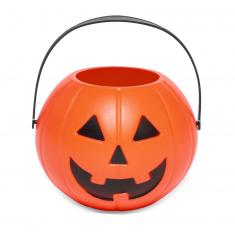 Pumpkin candy bucket - 11x9 cm