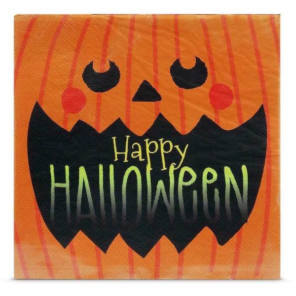 Pumpkin napkins x20 - 33x33 cm - 74943