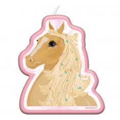 Beautiful Horses Character Candle