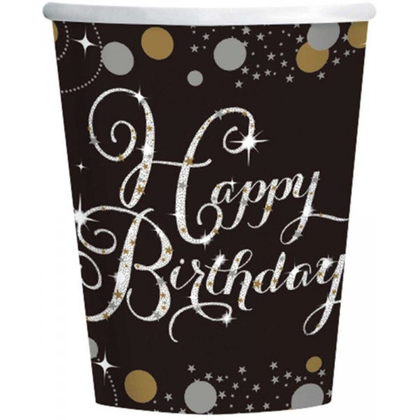 Happy Birthday Cups x8 - 9900550-66