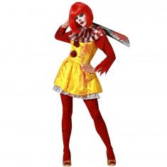 Killer clown costume - woman