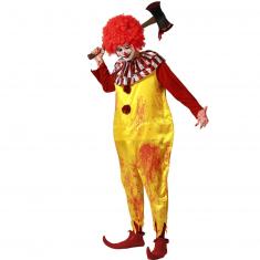 Killer clown costume - adult