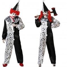 Killer clown costume - adult