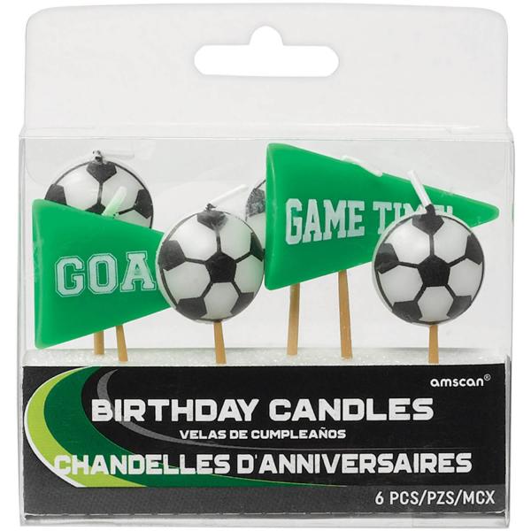 6 Goal Getter stick candles - 172902