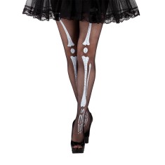 Pair of Skeleton Tights - Halloween accessory