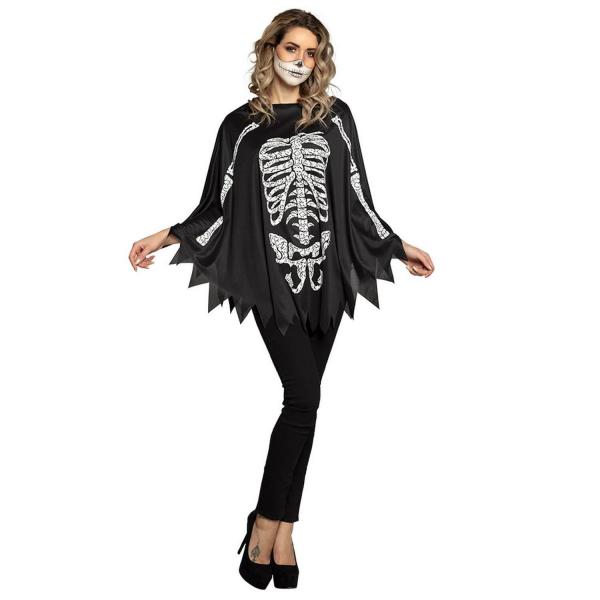 Skeleton Poncho - Women - 79184