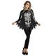 Miniature Skeleton Poncho - Women