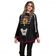 Day of the Dead Poncho - Women's