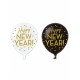 Miniature Latex Balloon - Happy New Year x6