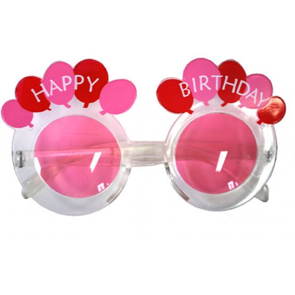 Happy Birthday Pink Glasses - 60742