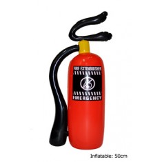 Inflatable fire extinguisher