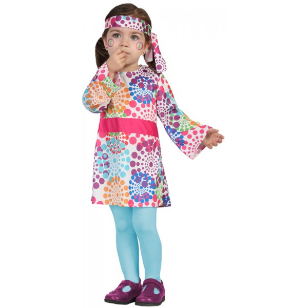 Mini-Hippie Costume - Girl - 61283-parent