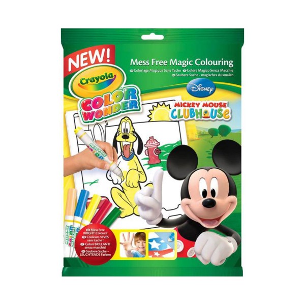 Album de coloriage : Album Color Wonder Mickey Mouse avec feutres - Crayola-75-0247-e-000