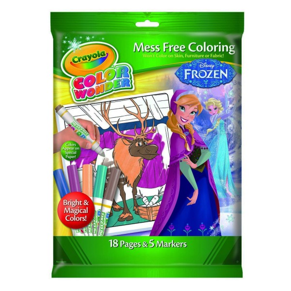 Coloriages Color Wonder : La Reine des Neiges (Frozen) - Crayola-75-2401-E-000