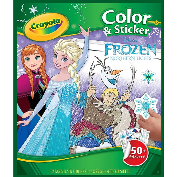 Disney Frozen : Album - coloriage et autocollants - Crayola-04-5864-E-000