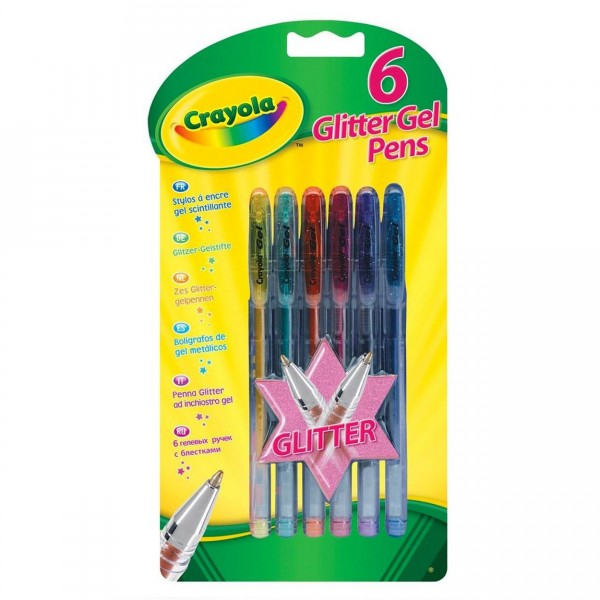6 stylos à encre gel scintillante - Crayola-03.7747