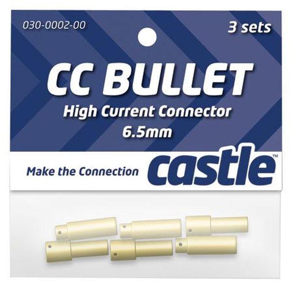 Set of 3 each female and male 6.5mm connectors. - CSECCBUL653