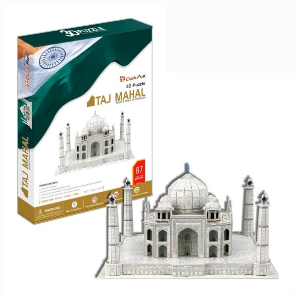 Puzzle 3 D 87 pièces : Taj Mahal, Inde - Cubic-77764