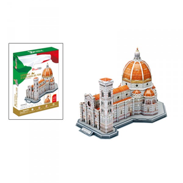 Puzzle 3D 123 pièces : Basilique Saint Mary Flower, Italie - Cubic-79207