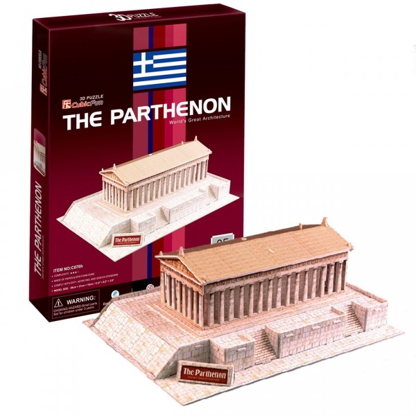 Puzzle 3D 25 pièces : Parthénon, Athènes - Cubic-77746