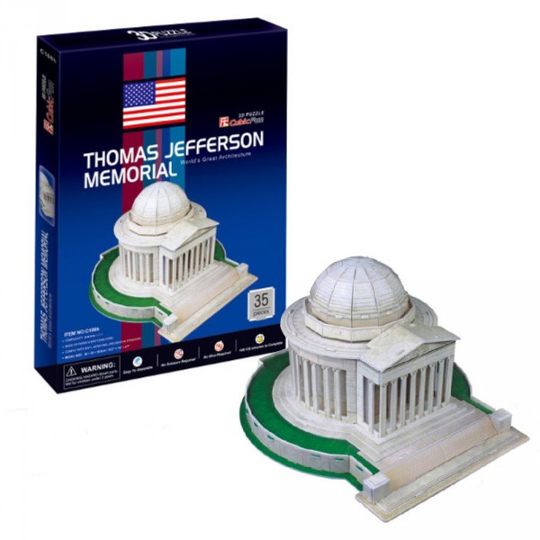 Puzzle 3D 35 pièces : Jefferson Memorial, Washington DC - Cubic-77730