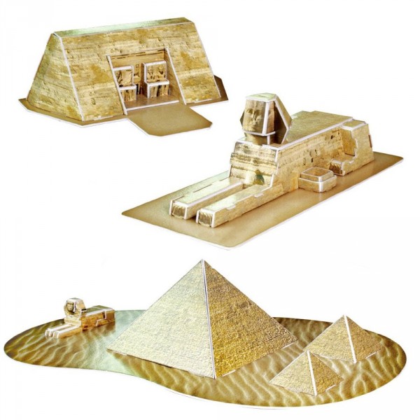 Puzzle 3D 38 pièces : Reliques de l'Egypte - Cubic-77747